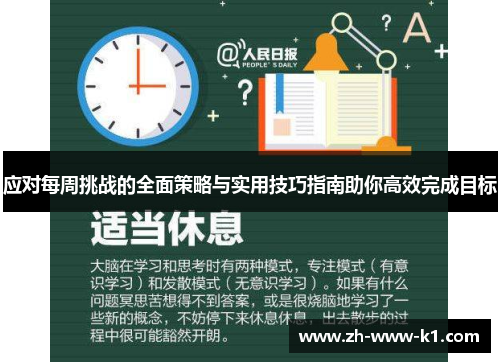 应对每周挑战的全面策略与实用技巧指南助你高效完成目标